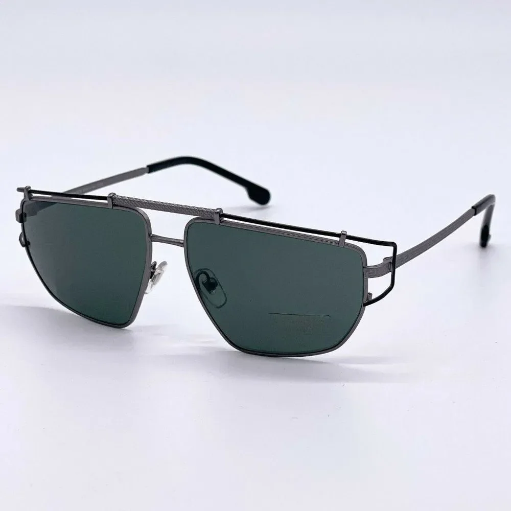 L.E. Versace Gunmetal 57mm Sunglasses